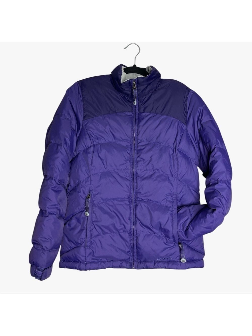 L.L. Bean Goose Down Purple Puffer Winter Jacket, size XS
